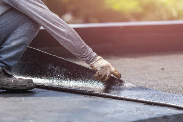Professional Waterproofing technician working in Tenafly, NJ